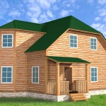 Проект деревянного дома из бруса